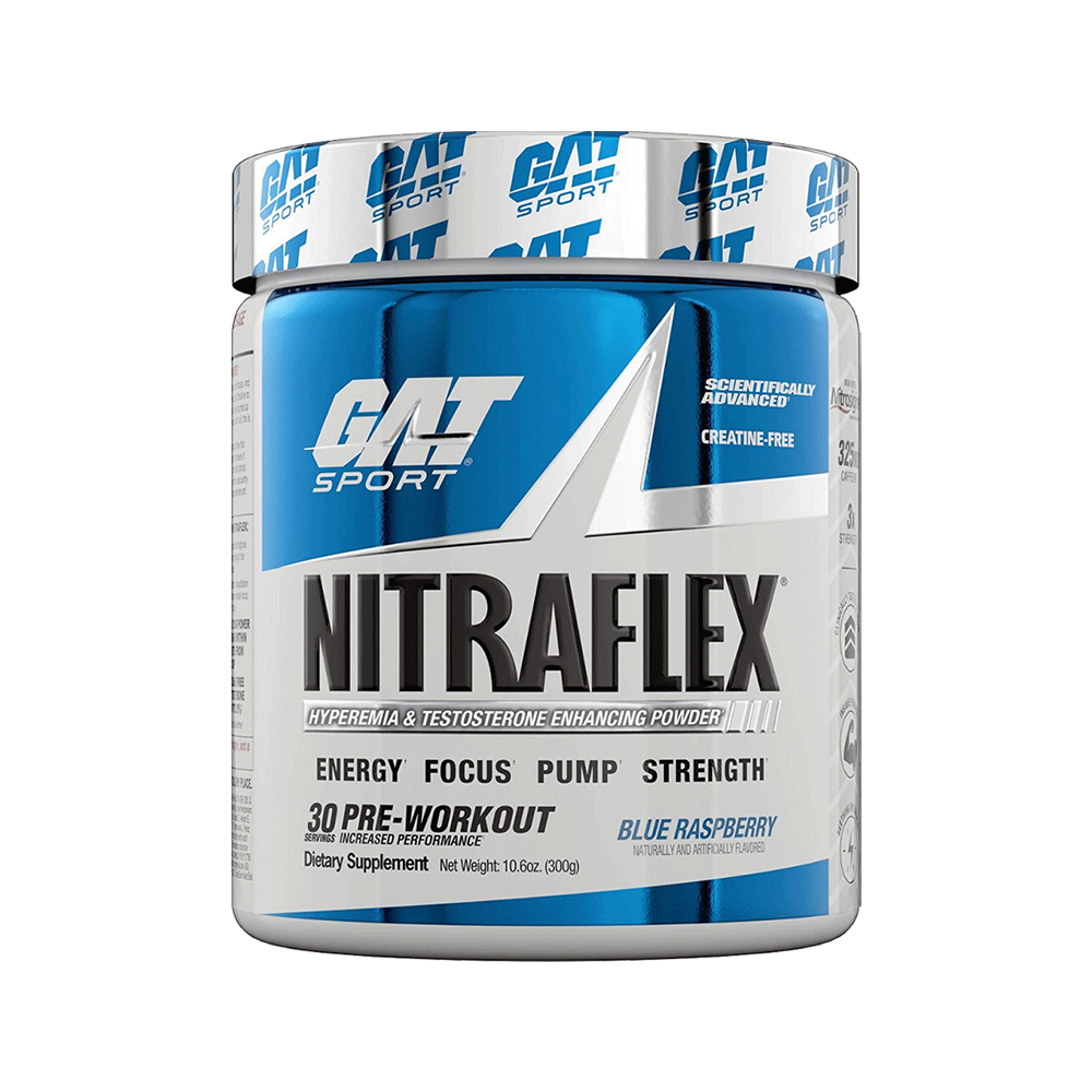Nitraflex High - Intensity Pre-Workout - Blue Raspberry (30 Servings)